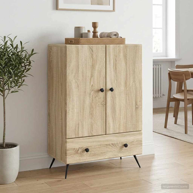 Bufet Stejar Sonoma 66 x 34,5 x 95 cm Lemn prelucrat