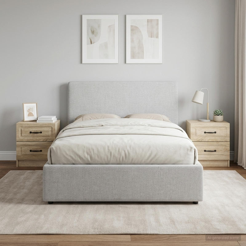 Dulap de noapte 2 buc. Stejar Sonoma 43 x 34,5 x 44,5 cm