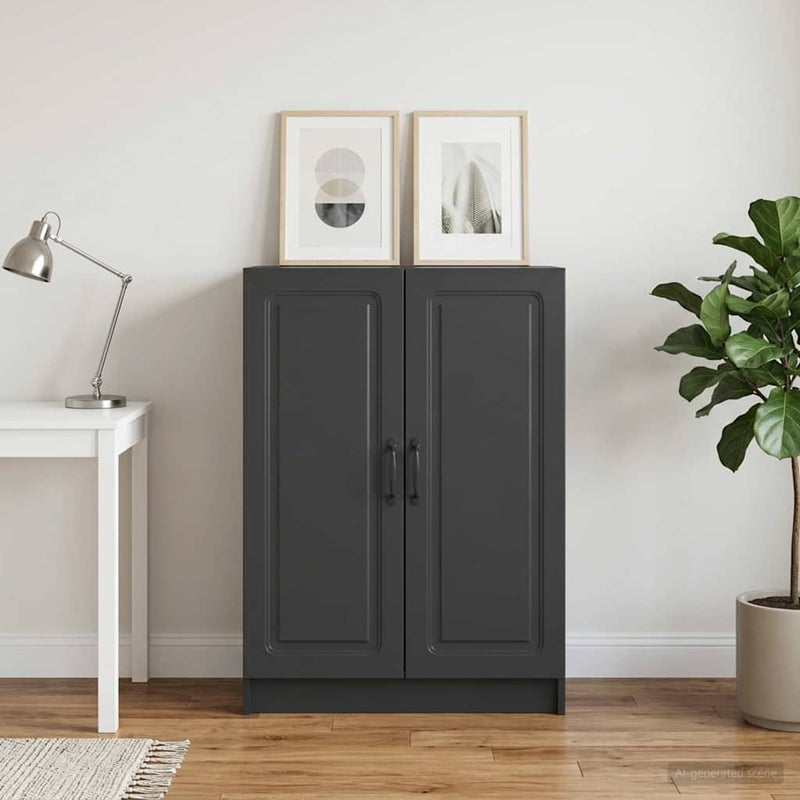 Bufet Negru 66 x 34,5 x 87 cm Lemn prelucrat