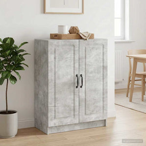 Bufet Gri Beton 66 x 34,5 x 87 cm Lemn prelucrat