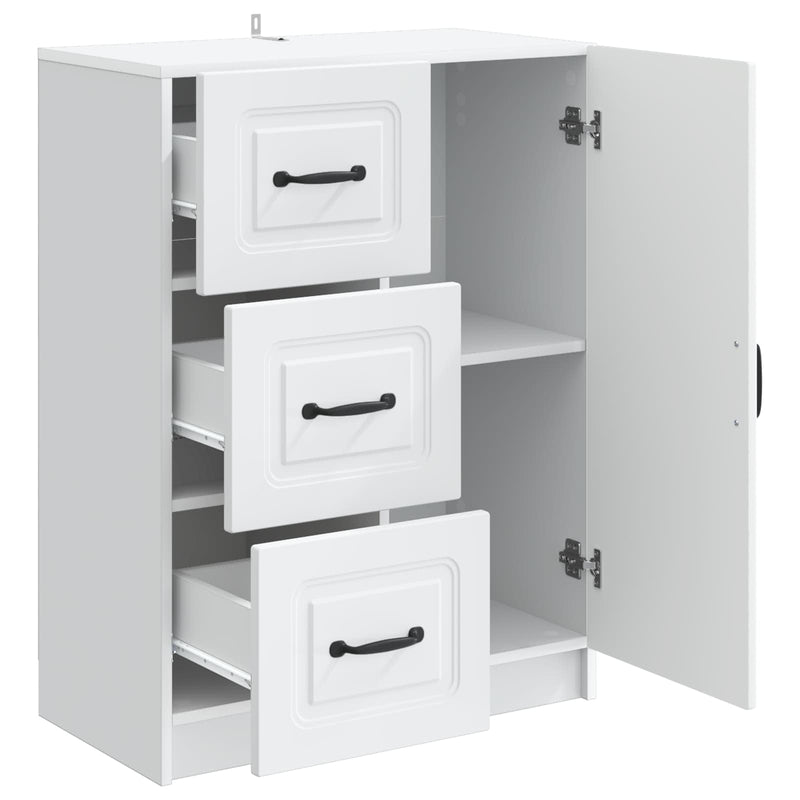 Bufet Alb 66 x 34,5 x 87 cm Lemn prelucrat