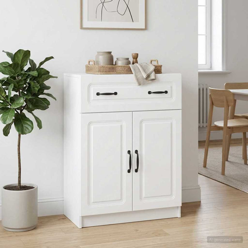 Bufet Alb 66 x 34,5 x 87 cm Lemn prelucrat