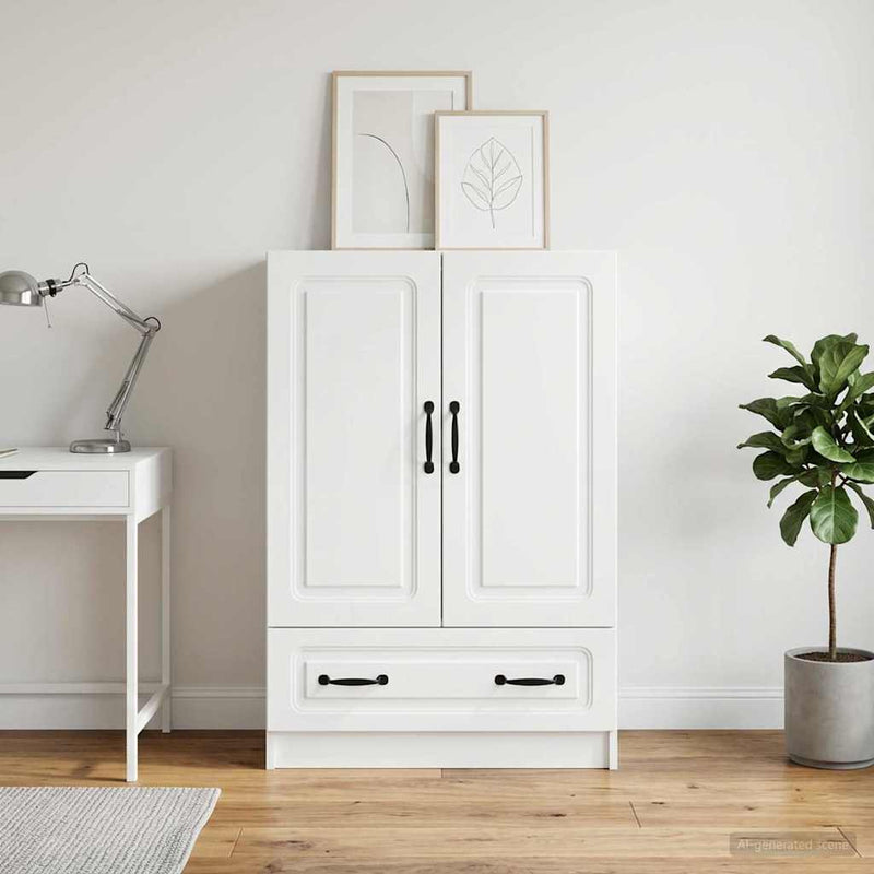 Bufet Alb 66 x 34,5 x 92 cm Lemn prelucrat
