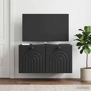 Oglindă TV montată pe perete Pe perete Negru 59,5 x 41 x 30 cm