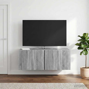 Oglindă TV montată pe perete 78,5 x 31 x 30 cm Sonoma gri