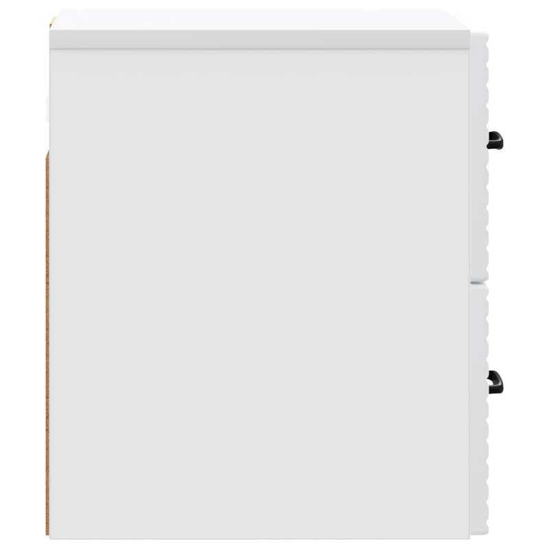 Dulap de noapte suspendat 2 buc. Alb 34,5 x 33 x 40 cm