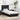 Pat cu storage cu sertar Negru 100 x 200 cm Lemn prelucrat
