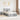 Cadru de pat cu headboard Beton 120 x 190 cm Lemn de pin masiv