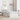Cadru de pat cu headboard Alb 100 x 200 cm Lemn de pin masiv