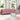 Set de mobilier pentru living 5 buc. Roz Catifea