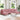 Set de mobilier pentru living 6 buc. Roz Catifea