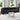 Set de mobilier pentru living 4 buc. Negru Catifea