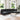 Set de mobilier pentru living 6 buc. Negru Catifea