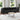 Set de mobilier pentru living 4 buc. Negru Țesătură
