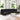 Set de mobilier pentru living 6 buc. Negru Țesătură