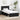 Cadru de pat cu headboard Negru 100 x 200 cm Lemn de pin masiv