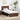 Cadru de pat Stejar închis 90 x 200 cm Lemn de pin masiv