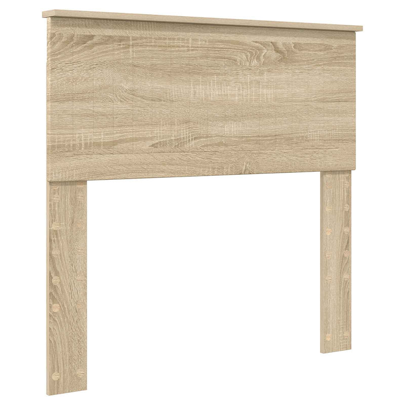 Cadru de pat cu headboard Sonoma 90 x 190 cm Lemn de pin masiv