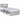 Cadru de pat Gri Concret 90 x 190 cm Lemn de pin masiv