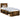 Cadru de pat Stejar fumuriu 75 x 190 cm Lemn de pin masiv