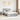 Cadru de pat cu headboard Beton 140 x 200 cm Lemn de pin masiv