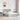 Cadru de pat cu headboard Beton 140 x 200 cm Lemn de pin masiv