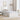 Cadru de pat cu headboard Alb 100 x 200 cm Lemn de pin masiv