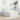 Cadru de pat cu headboard Alb 100 x 200 cm Lemn de pin masiv