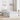 Cadru de pat cu headboard Alb 100 x 200 cm Lemn de pin masiv