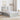 Cadru de pat cu headboard Beton 90 x 200 cm Lemn de pin masiv