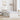 Cadru de pat cu headboard Alb 100 x 200 cm Lemn de pin masiv
