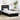 Cadru de pat cu sertar Stejar Negru 90 x 190 cm Lemn prelucrat