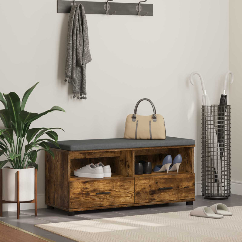 Bancă pentru hol Stejar Afumat 100 x 38 x 46 cm
