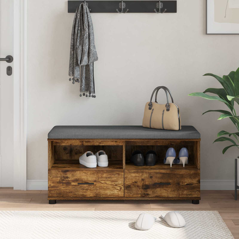 Bancă pentru hol Stejar Afumat 100 x 38 x 46 cm