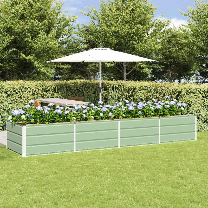 Jardinieră Verde 320 x 80 x 45 cm Oțel