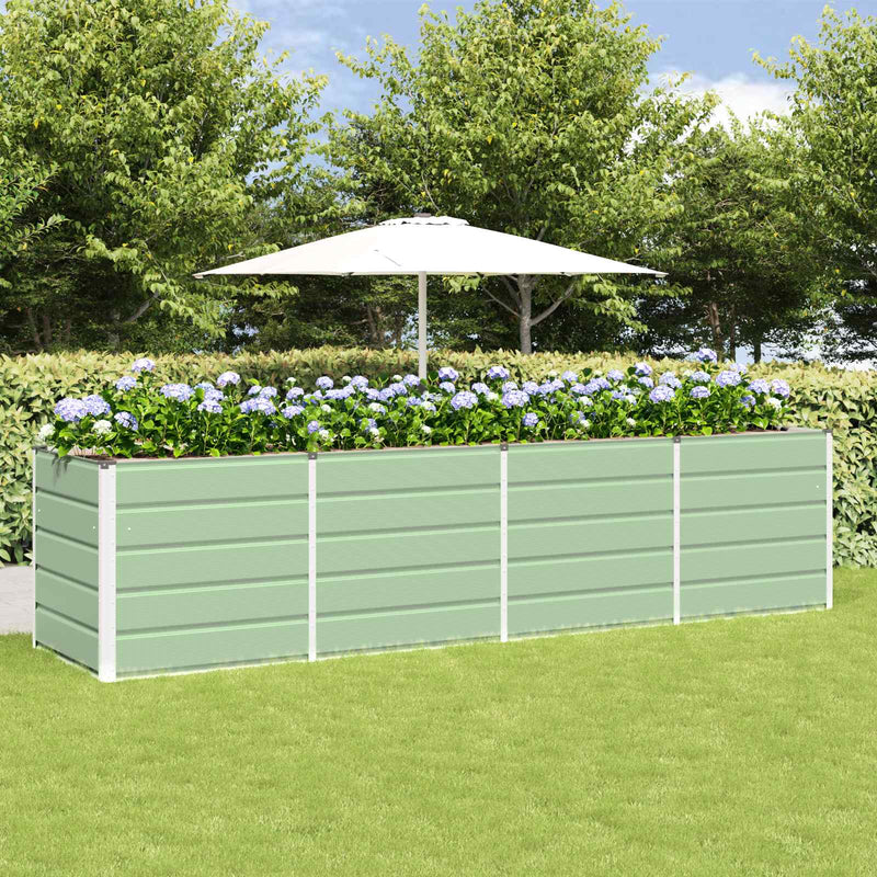 Jardinieră Verde 320 x 80 x 75 cm Oțel