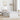 Cadru de pat cu headboard Alb 100 x 200 cm Lemn de pin masiv