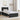 Cadru de pat cu headboard Negru 90 x 190 cm Lemn de pin masiv