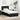 Cadru de pat cu sertar Negru 90 x 200 cm Lemn prelucrat