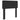 Pat cu storage cu sertar Negru 90 x 190 cm Lemn prelucrat