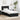 Cadru de pat cu sertar Negru 75 x 190 cm Lemn prelucrat