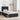 Cadru de pat cu sertar Negru 100 x 200 cm Lemn prelucrat