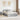 Cadru de pat cu headboard Beton 140 x 200 cm Lemn de pin masiv
