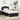 Cadru de pat cu headboard Negru 100 x 200 cm Lemn de pin masiv