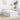 Cadru de pat cu headboard Alb 90 x 190 cm Lemn de pin masiv