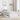 Cadru de pat cu sertar Alb 100 x 200 cm Lemn Ingineresc
