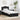 Cadru de pat cu sertar Negru 100 x 200 cm Lemn prelucrat