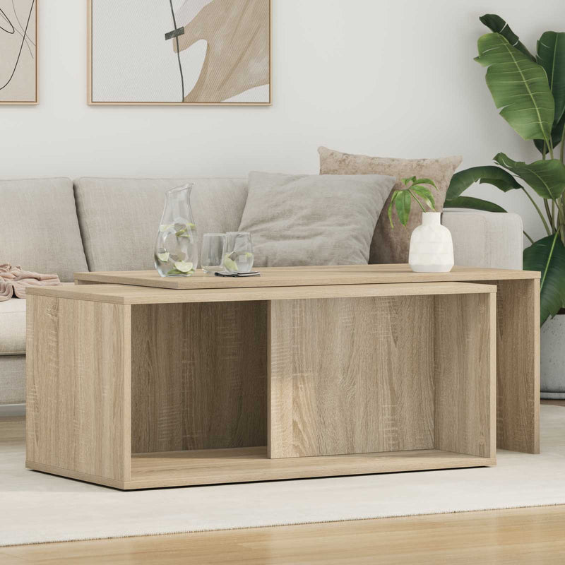 Set de măsuțe de cafea 2 buc. Stejar Sonoma 90 x 48 x 40 cm