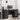 Birou Negru Lemn prelucrat 142,5 x 50 x 75 cm