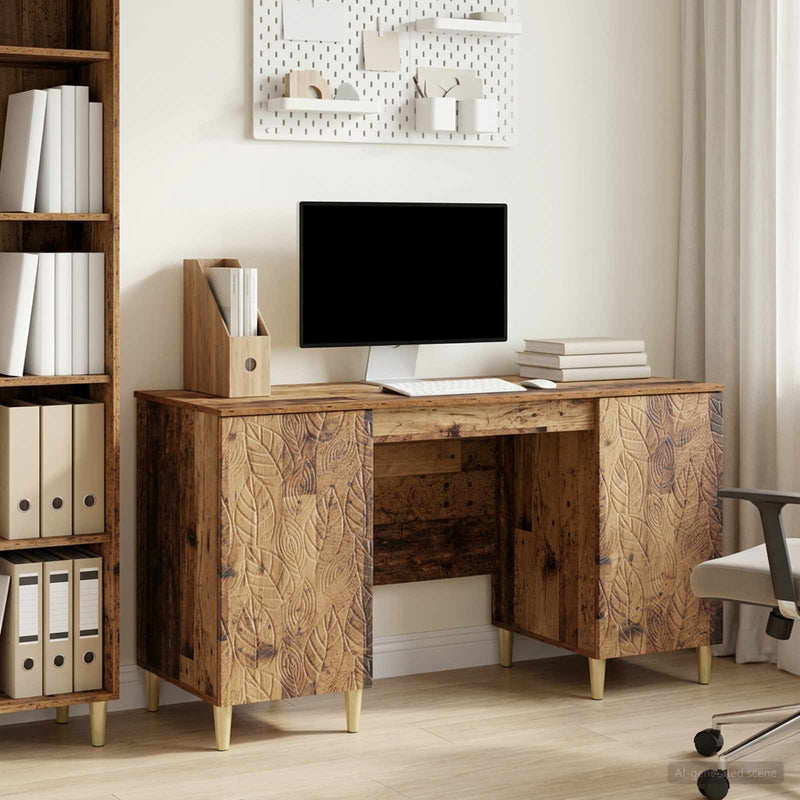 Birou Lemn vechi 142,5 x 50 x 75 cm Lemn prelucrat